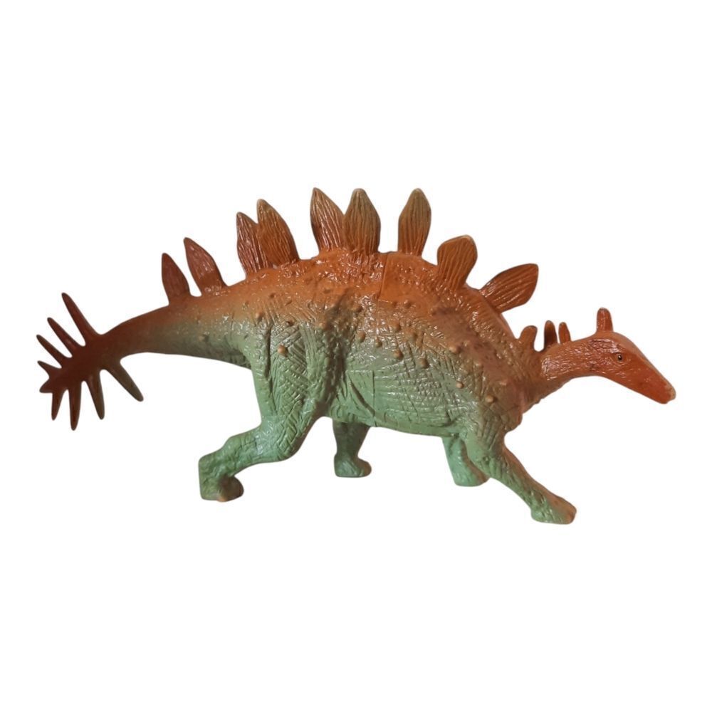 Vintage Stegosaurus Dinosaur Action Figure1999 Prehistoric 7" Jurassic Rubber